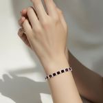 серебряные браслеты с полудрагоценными камнями 59077770